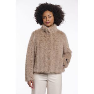 Rino&Pelle dames jacket - vie jacket - lichtbruine print