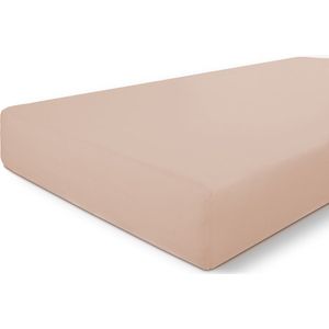 Byrklund Hoeslaken Bed Basics Cotton - 160x200 - 100% Katoen - Oud Roze