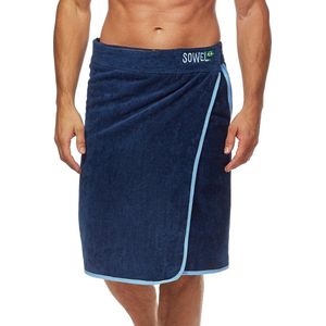 Selbro ® Comfortabele Heren Sauna Sarong met Verstelbare Klittenbandsluiting en Praktische Zak