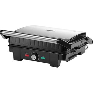 Monzana Contact Grill XXL - 180° Inklapbaar - BPA-vrij Anti-aanbak