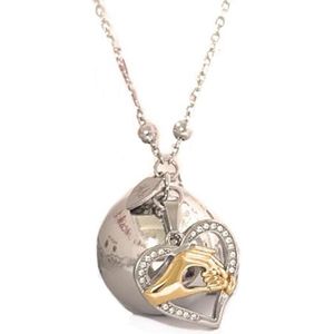 Stainless Steel Pregnancy Necklace with Angel Caller - Gift Box Included