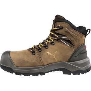 Puma Iron HD Mid - Werkschoen - Zwart - Volnerfleer - S3S Veiligheid