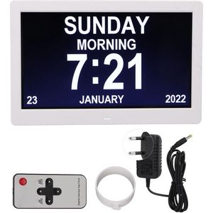 Digitale Fotolijst 10 Inch met Automatisch Dimmen en Wekkerfunctie