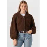 Moss Copenhagen - Mschzafina - Cardigan - Bruin - Biologisch Katoen