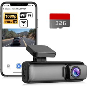 Dashcam voor auto voor en achter – Dual dashcam – Voor- en achtercamera – Autocamera – Full HD dashcam – Dashcam met nachtzicht – Dashcam met bewegingssensor – Groothoeklens – Parkeermodus – Loop recording – Dashcam met SD-kaart
