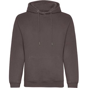 Organic Hoodie met capuchon Just Hoods Charcoal Heather - L