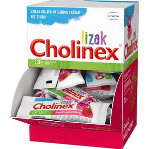 Cholinex Kids – Keelpastille/Lolly – Kalmerend voor Keel – Suikervrij – Malinsmaak