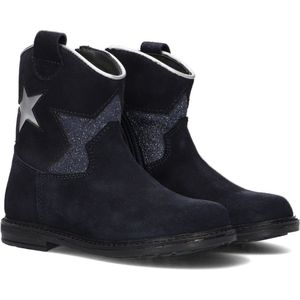 Pinocchio P1697 Enkellaarsjes - Enkelboots met rits - Meisjes - Blauw - Maat 21