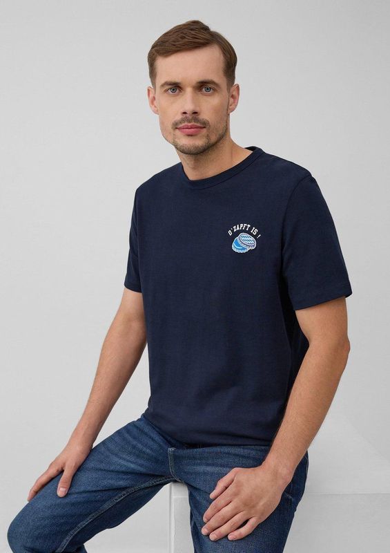 s.Oliver - Shirt - Blauw - T-shirt