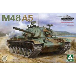 1:35 Takom 2161 M48A5 Tank Plastic Modelbouwpakket