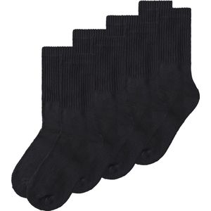 Jan Vanderstorm herren Pak Van 4 Sokken - 39-42 - zwart