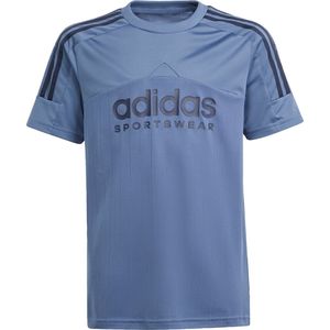 adidas Sportswear Tiro 24/7 T-Shirt Kids - Kinderen - Blauw- 176