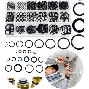 Rubberen O-Ringen Kit - 255 Stuks - Veelzijdig gebruik - Hoogwaardig materiaal - 18 Maten -
