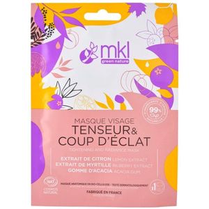 MKL - Tenseur Coup D'eclat - Gezichtsmasker - Cosmos NATURAL-gecertificeerd - 10 stuks