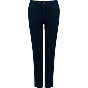 Kariban Chinobroek voor meisjes K7006 - Dark Navy - 10 jaar