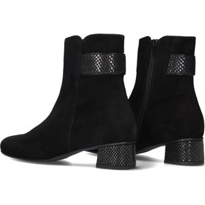 Hassia 303092 Enkellaarsjes - Enkelboots met rits - Dames - Zwart - Maat 42,5