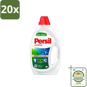 20 x Persil Wasmiddel Gel 19 Wasbeurten Universal 855 ml - Grootverpakking - Persil Gel - Diepe Reiniging - Wasmiddel - Wasmachine Reinigen - Vlekken Verwijderen