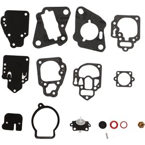 Carburetor Repair Kit - Outboard Carburetor - Gasket Kit 1395‑97611 - Metal Rubber - voor 6 Hp tot 25 Hp - 2-Cylinder
