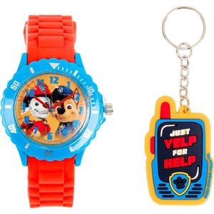 Paw patrol kinderhorloge met sleutelhanger inclusief batterijen