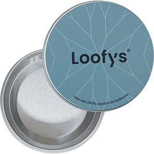 Loofys Zeepblikje Rond Zilver (60ml) - Shampoo & Conditioner Bar Blikje - Herbruikbaar Zeepbakje & Reisblikje - Plasticvrij & Duurzaam