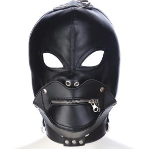 Banoch - Gimp/1 Black - zwart pu leren bondage masker | BDSM