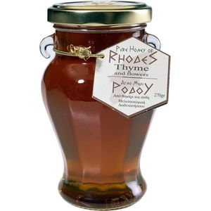 Melissokomiki Dodecanesse Amphoreas pure Honey Thyme and Wild Flowers 270g | Griekse TijmHoning