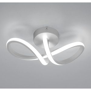 Goeco Plafondlamp - 30cm - Medium - LED - 16W - Koud Wit Licht - 6500K - Voor Woonkamer, Slaapkamer, Keuken en Eetkamer