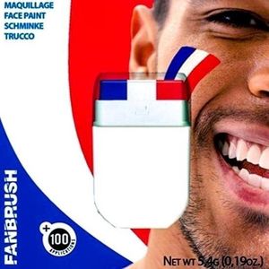 2x stuks schminkstiften Nederland rood wit blauw - Holland supporter/ Koningsdag