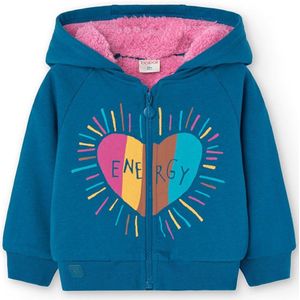 Boboli - Fleece Jas - Blauw - 12 Maanden - Jongens, Meisjes