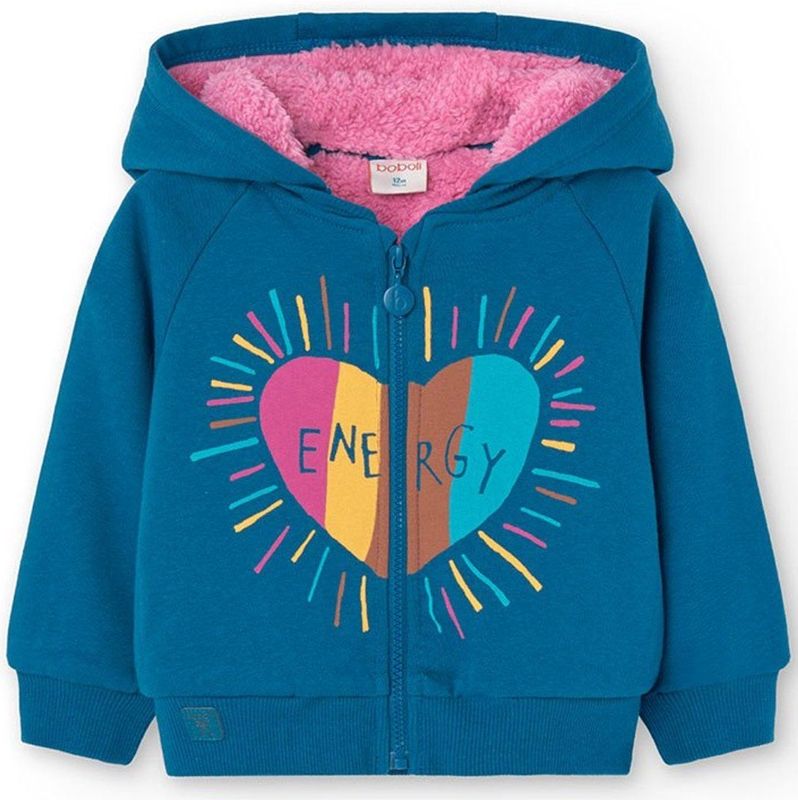 Boboli - Fleece Jas - Blauw - 12 Maanden - Jongens, Meisjes