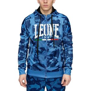 Leone1947 Ita Sweater Met Ritssluiting Blauw L Man