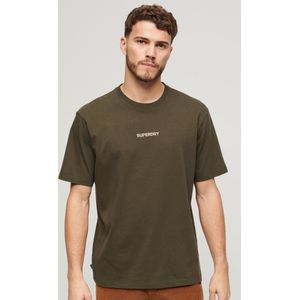 Superdry - Micro Logo Graphic - T-shirt - Loose Fit - Korte Mouwen