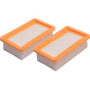 Geschikt voor KARCHER. 2 stuks vlakfilter voor, Aszuiger AD2, AD3, AD4, AD3000, AD3200, 6.415-953.0. COVAKO Merk