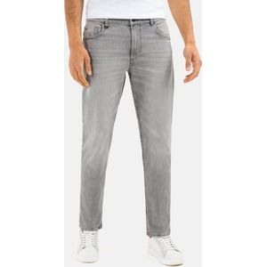 camel active Tapered Fit Jeans met smartphonezakje - Maat menswear-34/36 - Grijs