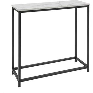 Simpletrade Dressoir - Tafel - Marmer - Zwart - 80x75x30 cm