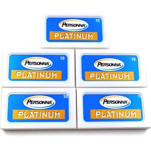 Platinum Scheermesjes voor een Glad Scheerresultaat - 50 Stuks