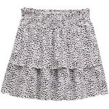 TOM TAILOR - Rok - Zwart/Wit - Volantrok - Kort/Mini