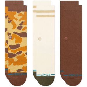 Stance - Camo Crew - Multifunctionele Sokken - Meerkleurig - 3 Pack