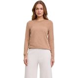 FALKE - Basic New Merino Crew Neck - Wol Trui - Bruin