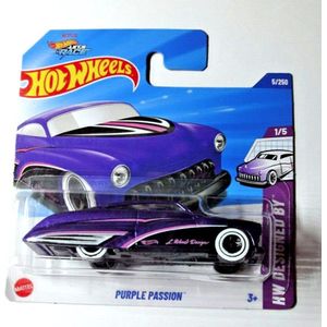 HOT WHEELS PURPLE PASSION NETFLIX 5/250 1:64 HW DESIGNED BY 1/5