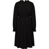 usha - Midi-jurk - Zwart - Nowles