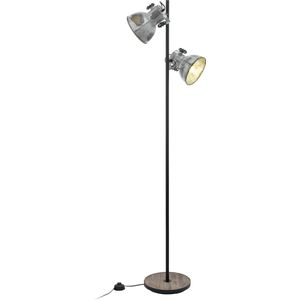 EGLO Barnstaple Vloerlamp - E27 - 158 cm - Bruin/Zwart