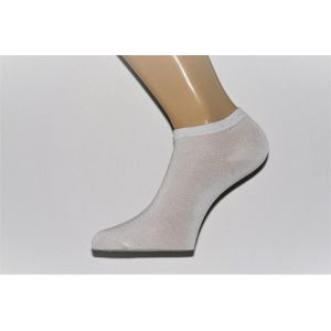 Bamboe sokken - sneakersokken - 3 paar - wit - maat 35/38