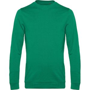 Sweater 'French Terry' B&C Collectie maat XS Kelly Groen