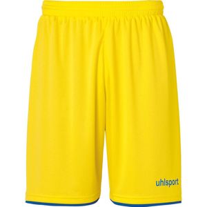 Uhlsport Club Short Kinderen - Geel / Royal | Maat: 140
