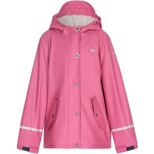 Schmuddelwedda Mantel  lichtgrijs / fuchsia