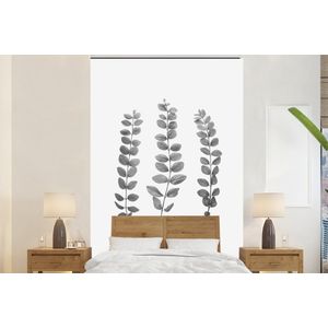 Planten - Bladeren - Natuur - Wit - Behangpapier