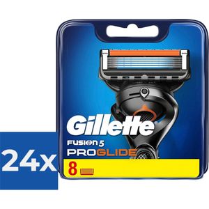Gillette - Fusion 5 - ProGlide - Scheermejses/Navulmesjes - 8 Stuks - Voordeelverpakking 24 stuks