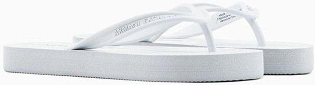 Armani Exchange - XDQ010 - Slippers - Zwart, Wit - Synthetisch - Casual