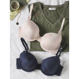 Envie de fraise - Set van 2 - Borstvoedings- en Zwangerschapsbeha's - Satijn